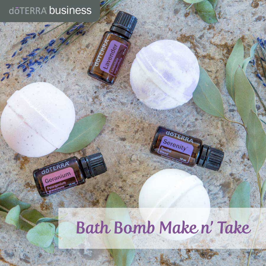 Bath Bomb Make n' Take doTERRA Essential Oils