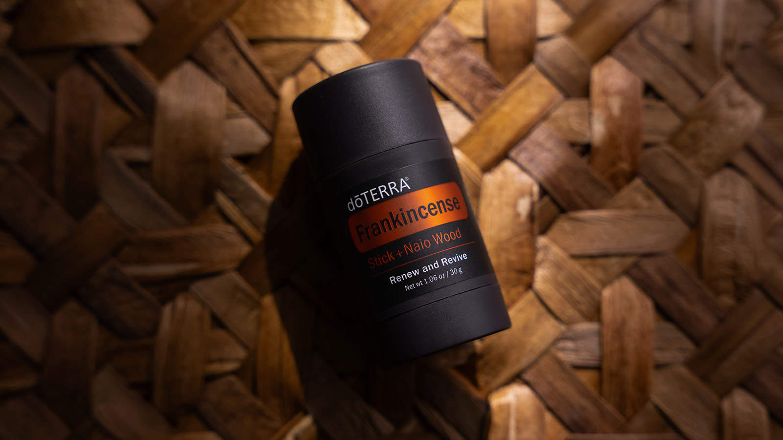 Bottle of Frankincense + Naio wood