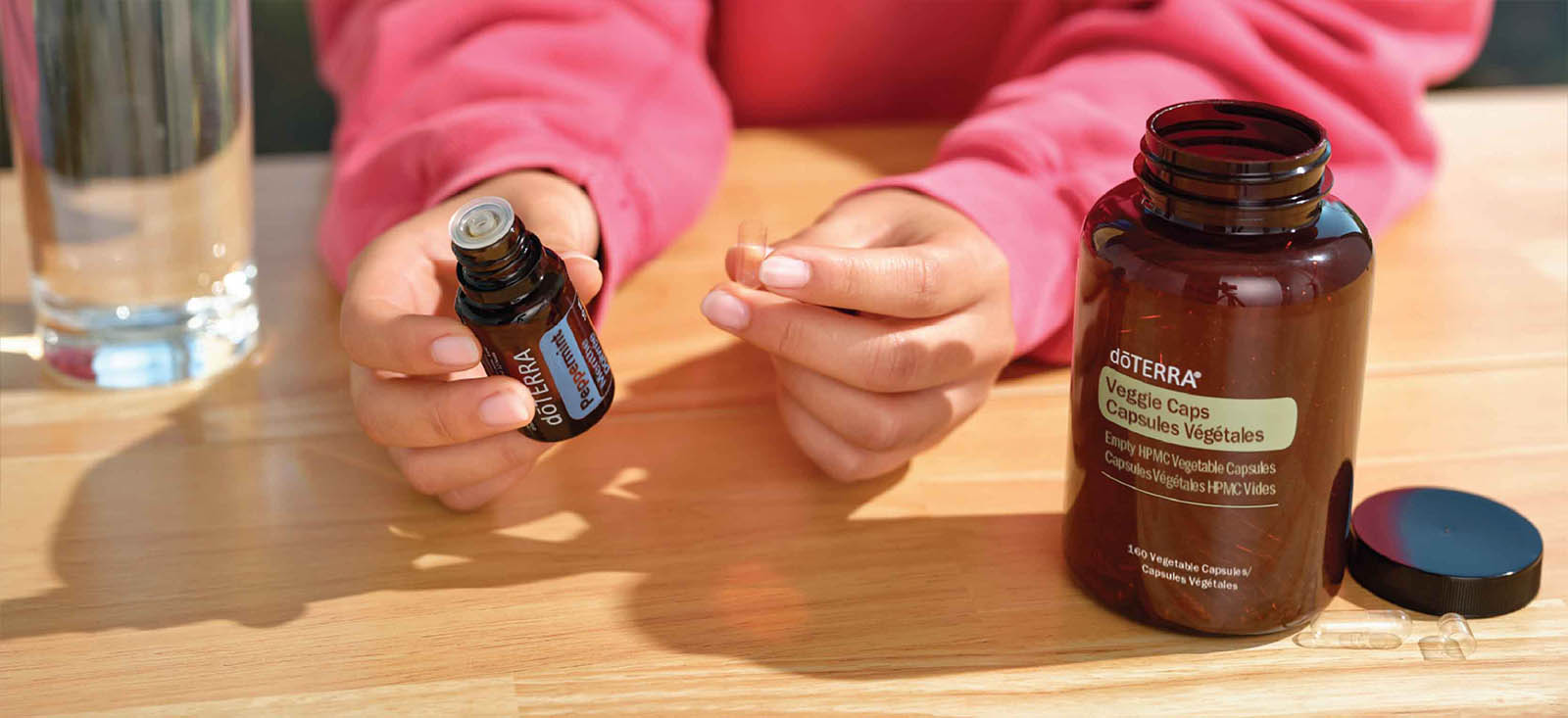 Veggie Caps Header Desktop