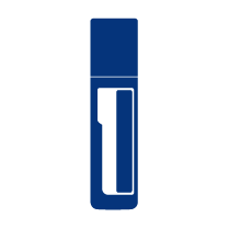 Deep Blue Roll On Left Icon