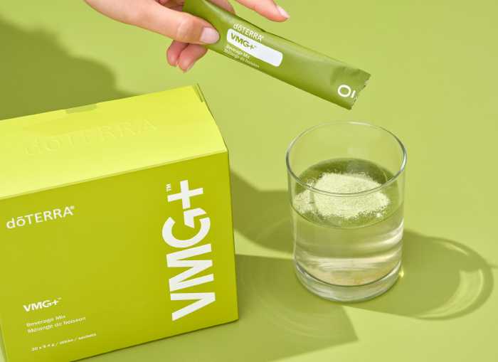 VMG being poured into a glass.