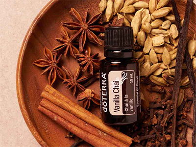 Vanilla Chai Blend with Laluz Diffuser - Vanilla Chai 15 mL Mobile