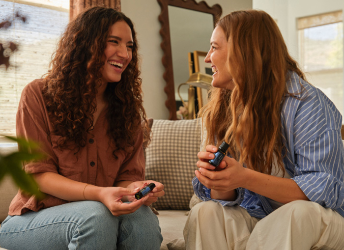 Two ladies talking to each other 