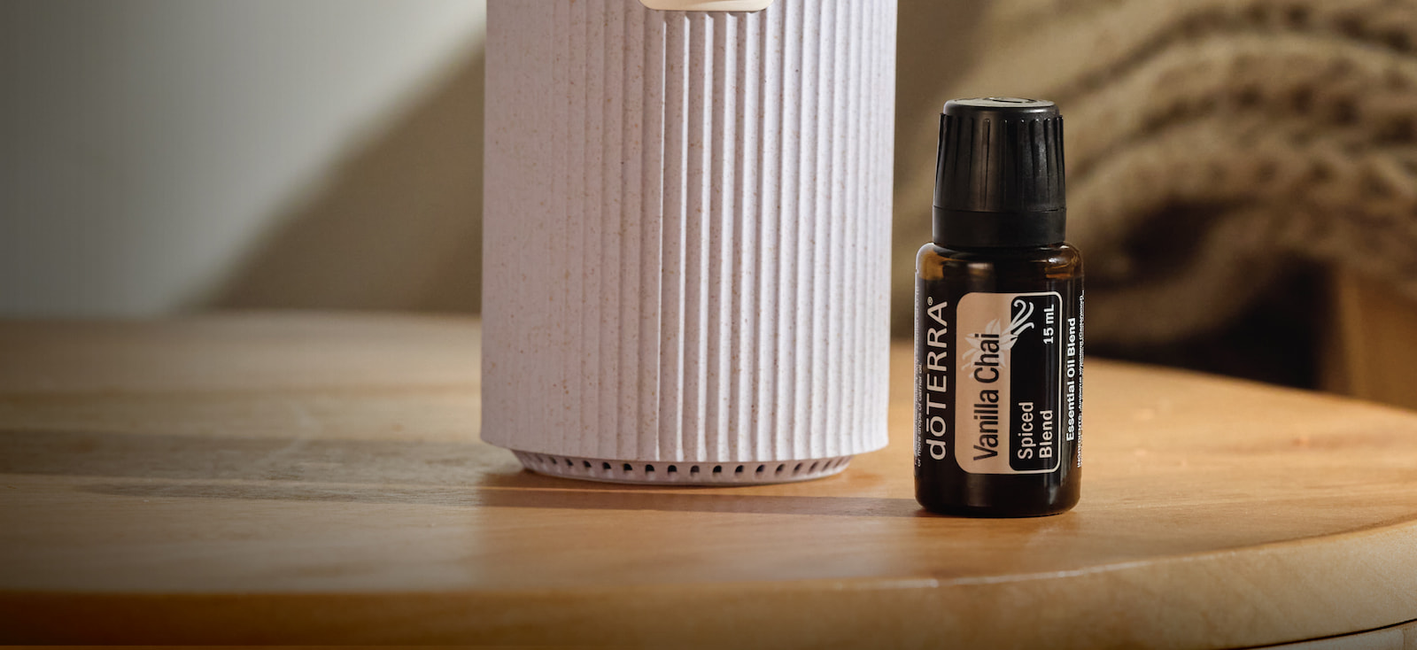 Vanilla Chai essential oil and Pilot Diffuser