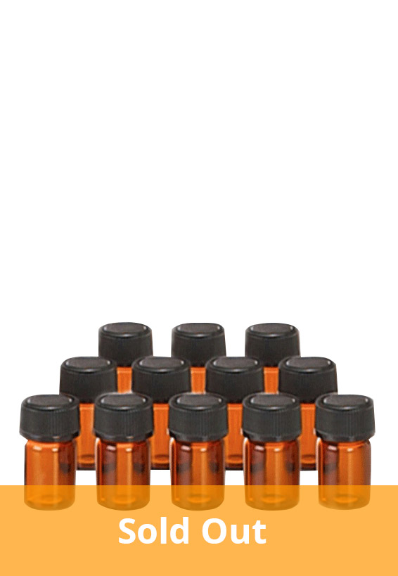 5/8 Dram Bottles (12-Pack)