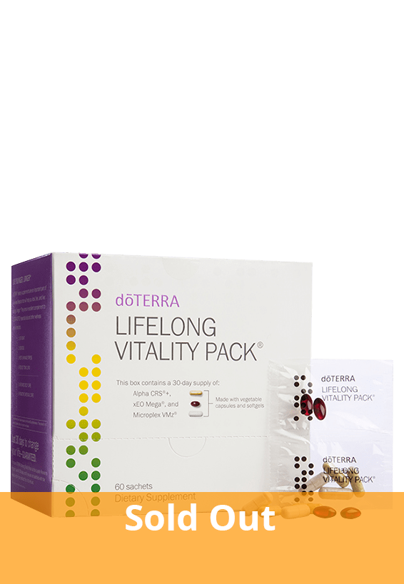 Sobrecitos de Uso Diario del Paquete Vitalidad Vitalicia