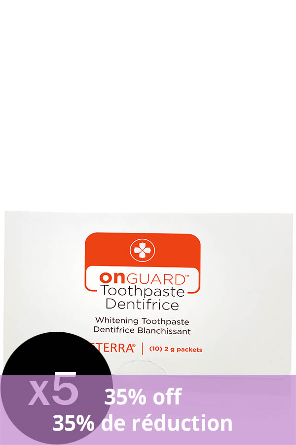 On Guard Toothpaste Sample Pack 5 Pack dōTERRA Essential Oils