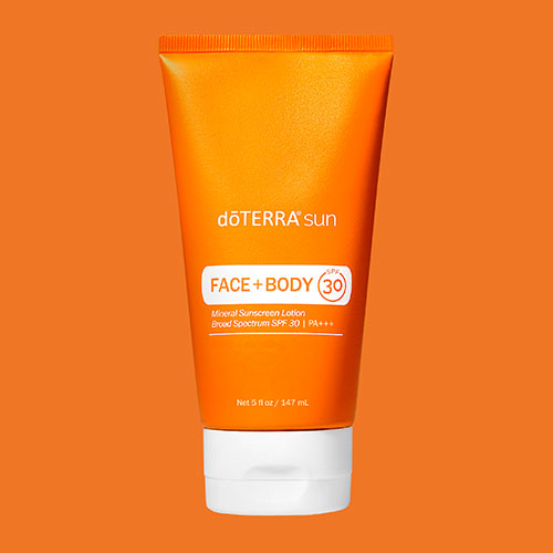 doTERRA sun Face + Body Mineral Sunscreen Lotion | doTERRA