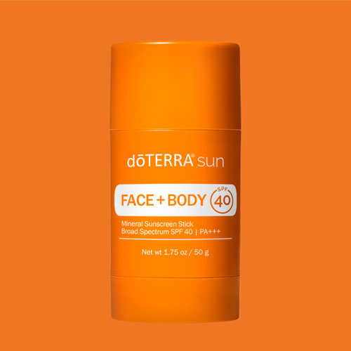 doTERRA sun Face + Body Mineral Sunscreen Stick | doTERRA